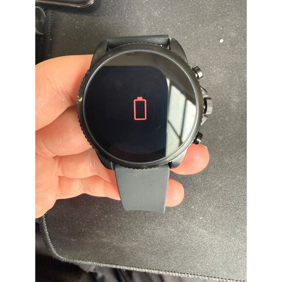 Fossil Gen 6 Smartwatch Black Wear OS GPS Heart Rate Tested